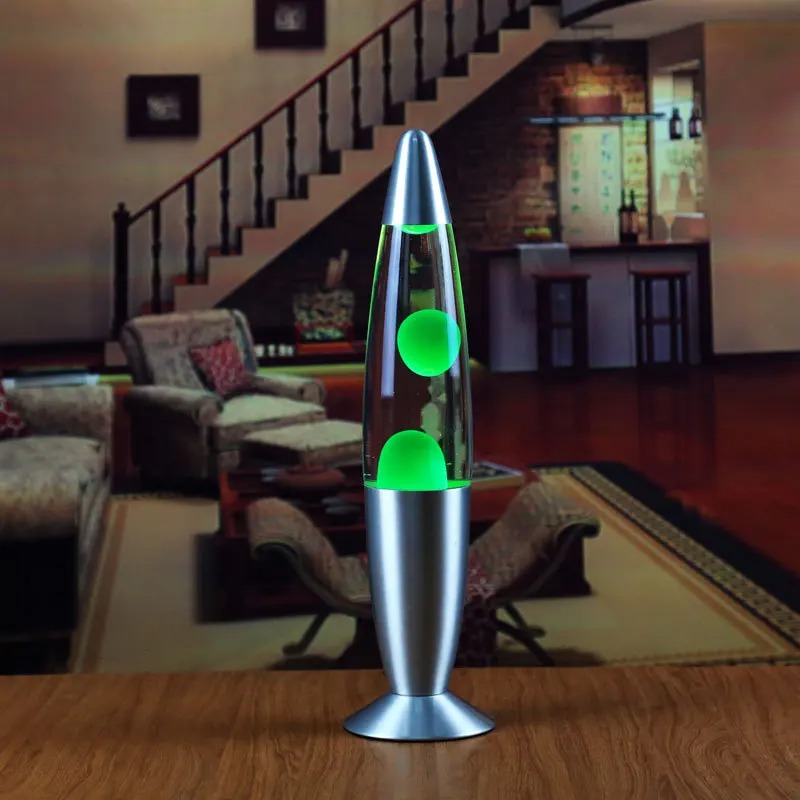 33cm Multicolor Volcano Lava L - مراجعة Lava Lamp Desktop وسعره