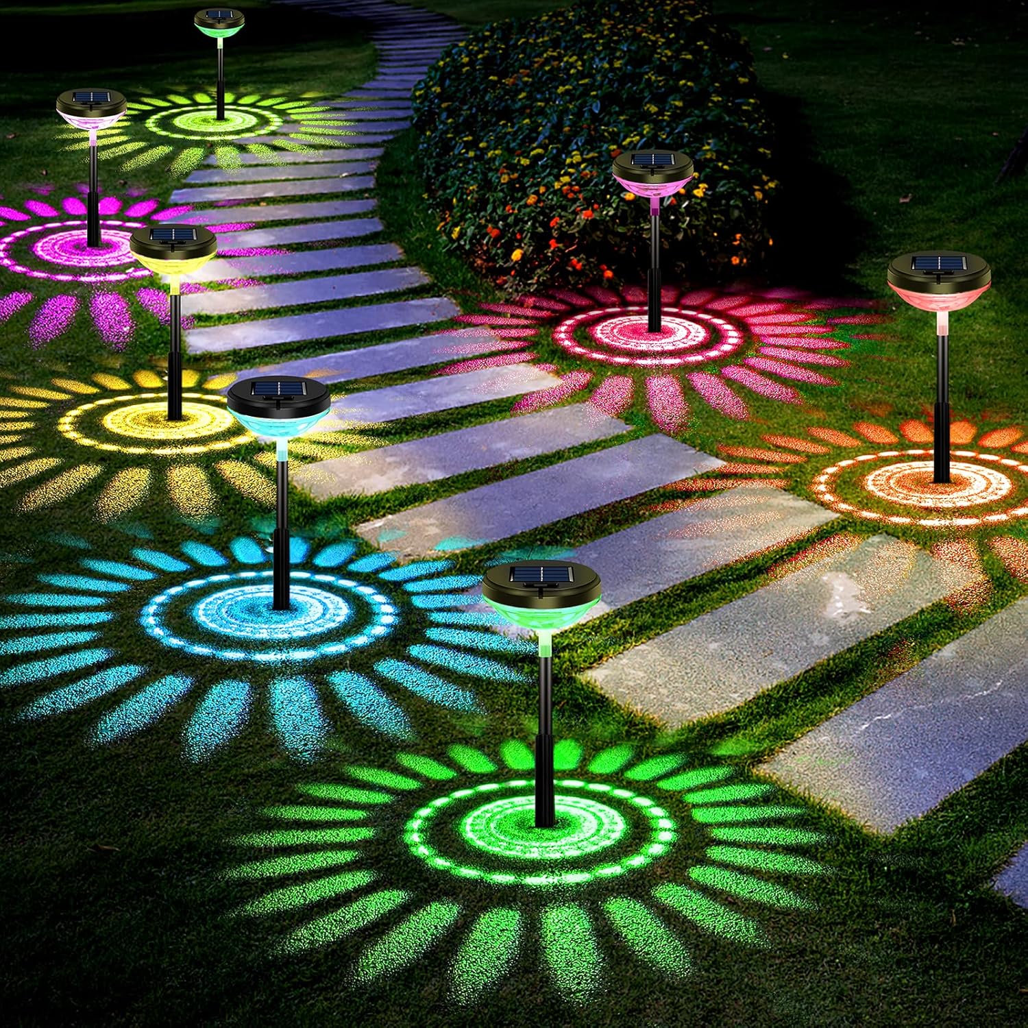 6 Pack Solar Pathway Lights wi - مراجعة Decor Lighting Pack وسعره