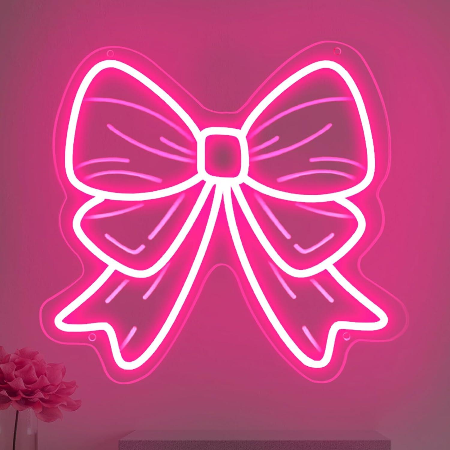 Bow Neon Signs USB Dimmable LE - مراجعة Elegant Decor & Lighting Llc وسعره
