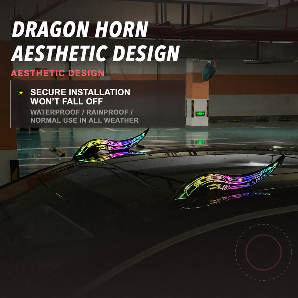 1Set Waterproof Dragon Horn Ca - مراجعة Lighting Decor Inc وسعره