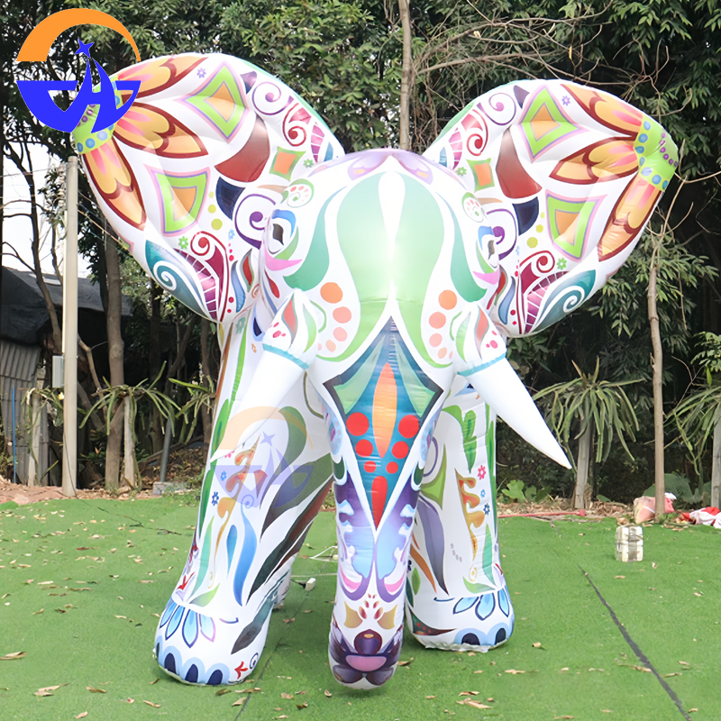 Colorful Giant Inflatable Elep - مراجعة Decor Lighting The Parade وسعره