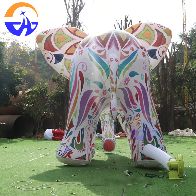 Colorful Giant Inflatable Elep - مراجعة Decor Lighting The Parade وسعره