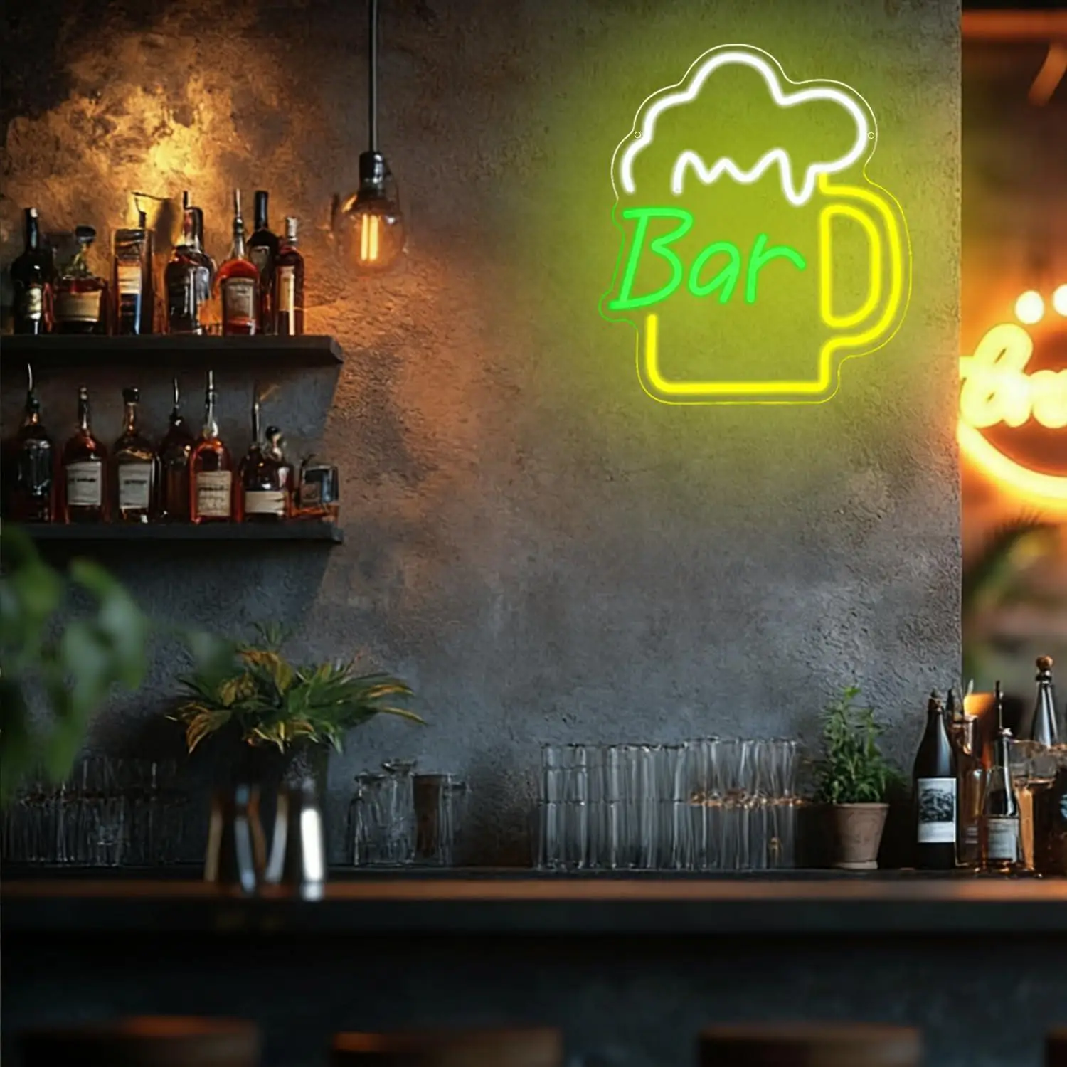 Beer Bar Neon Sign USB Dimmabl - مراجعة Lighting Decoration For Home وسعره