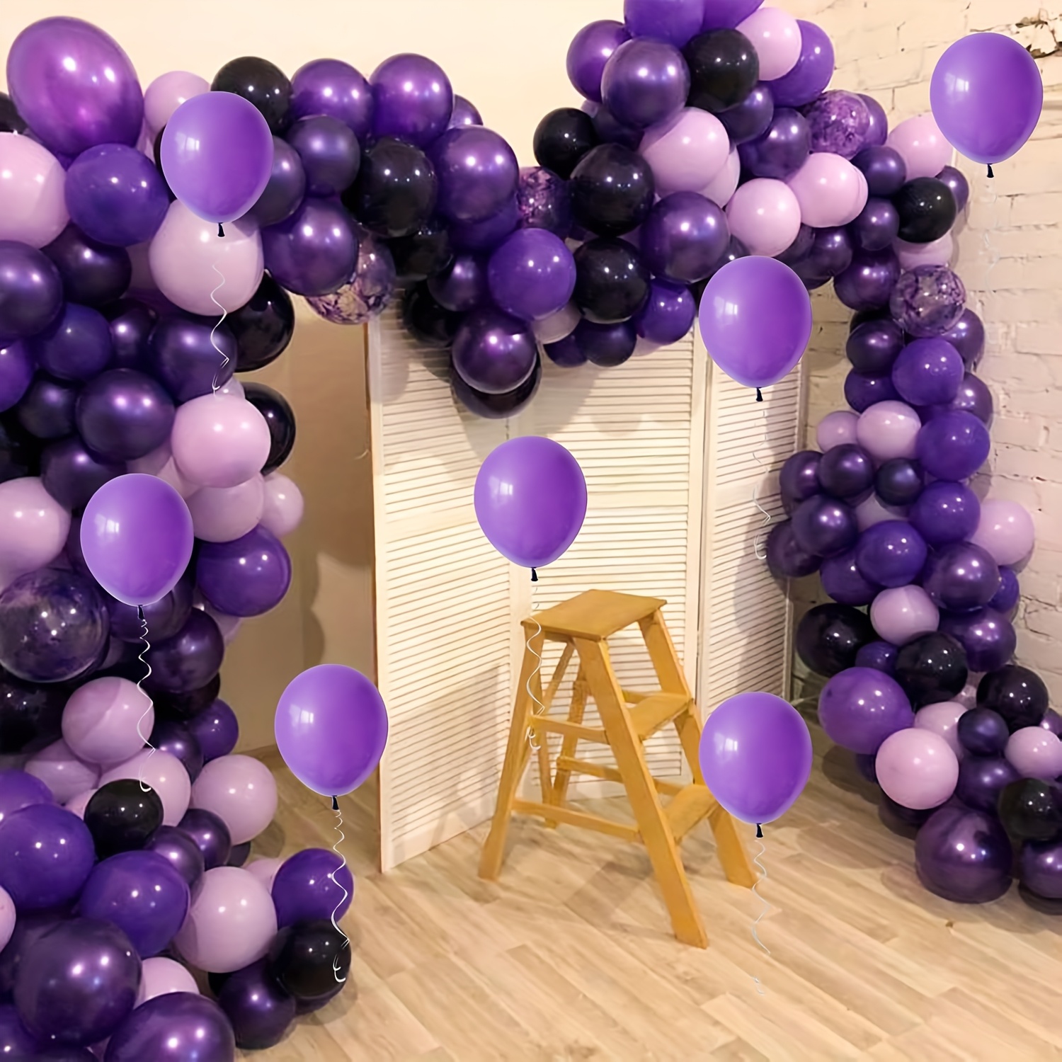 Purple and Black Balloons, 70  - مراجعة Decor Lighting Pack وسعره