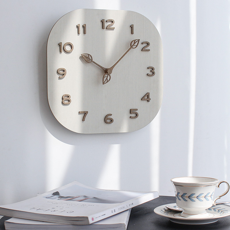 Modern Personality Wall Clock  - مراجعة Lighting Home Decor Wall Clocks وسعره