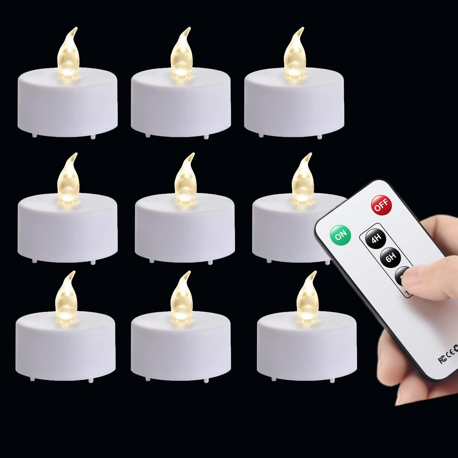 12 Pack Remote LED Tea Lights, - مراجعة Decor Lighting Pack وسعره