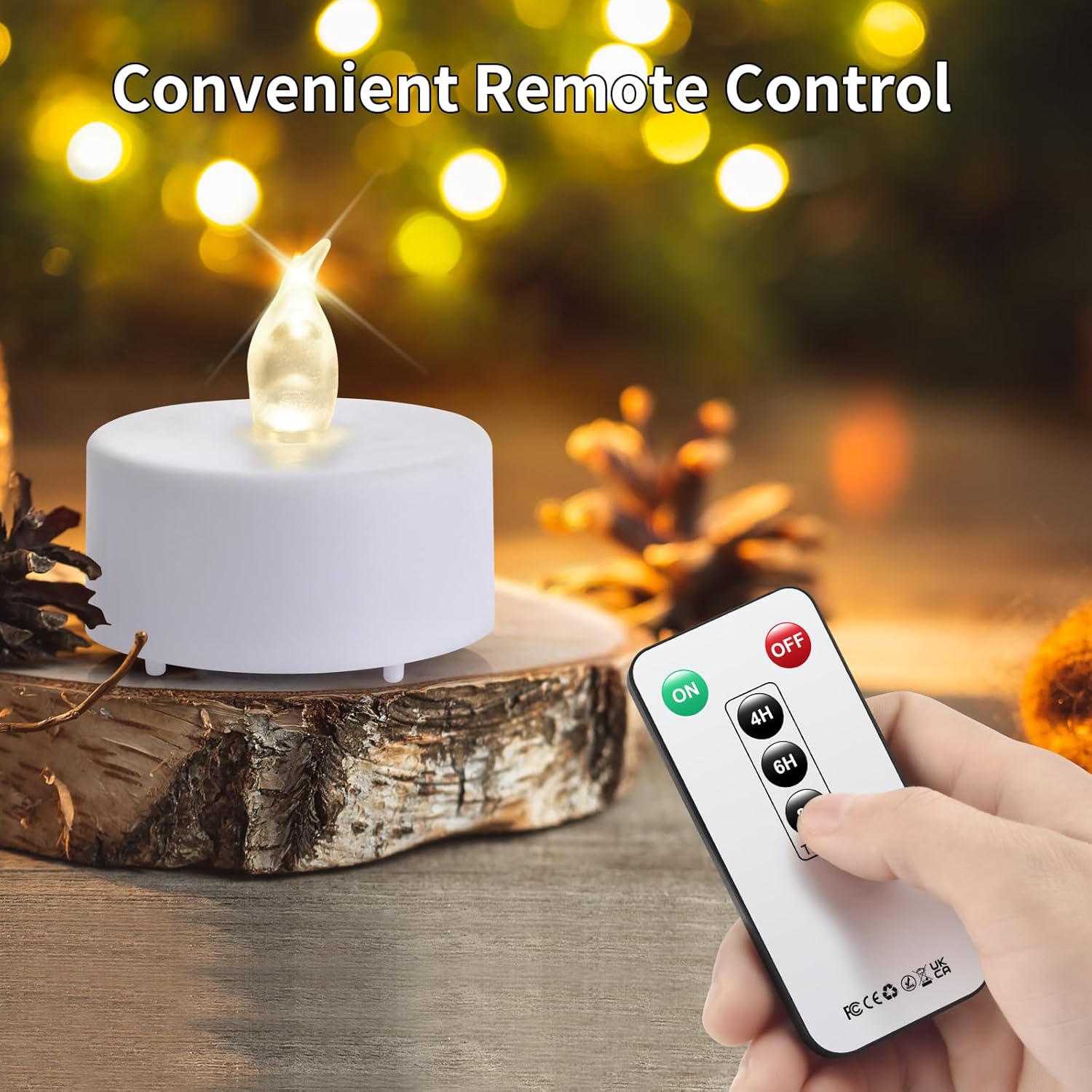 12 Pack Remote LED Tea Lights, - مراجعة Decor Lighting Pack وسعره