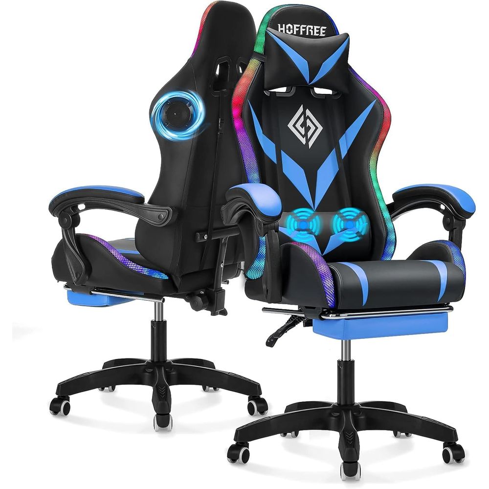 RGB Gaming Chair with Bluetoot - مراجعة Furniture Lighting & Decor Magazine وسعره