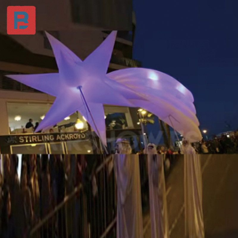 Inflatable stars, Christmas pa - مراجعة Decor Lighting The Parade وسعره