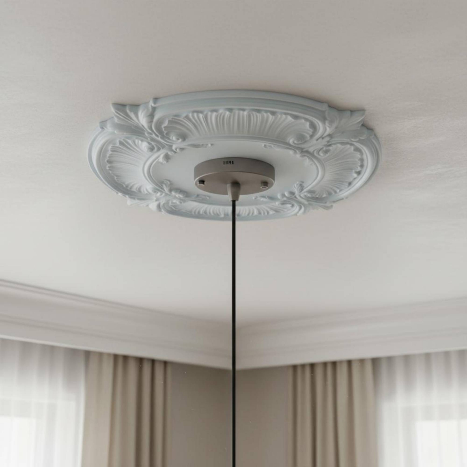 Round PU Ceiling Medallion Fre - مراجعة Lighting Decor وسعره