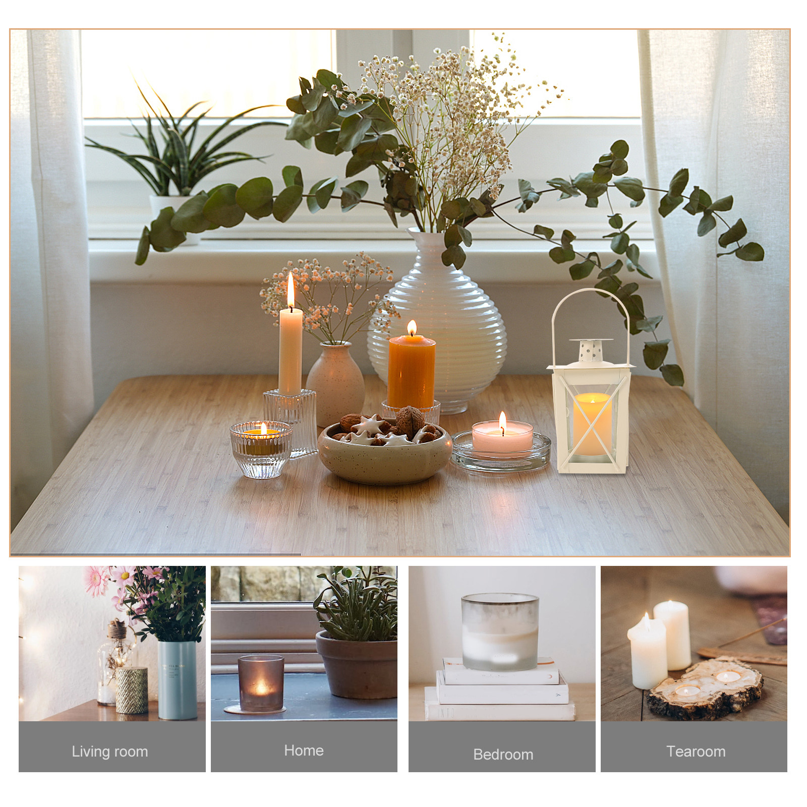 Sturdy Iron Lantern for Tea Li - مراجعة Outdoor Lighting Wedding Decor وسعره