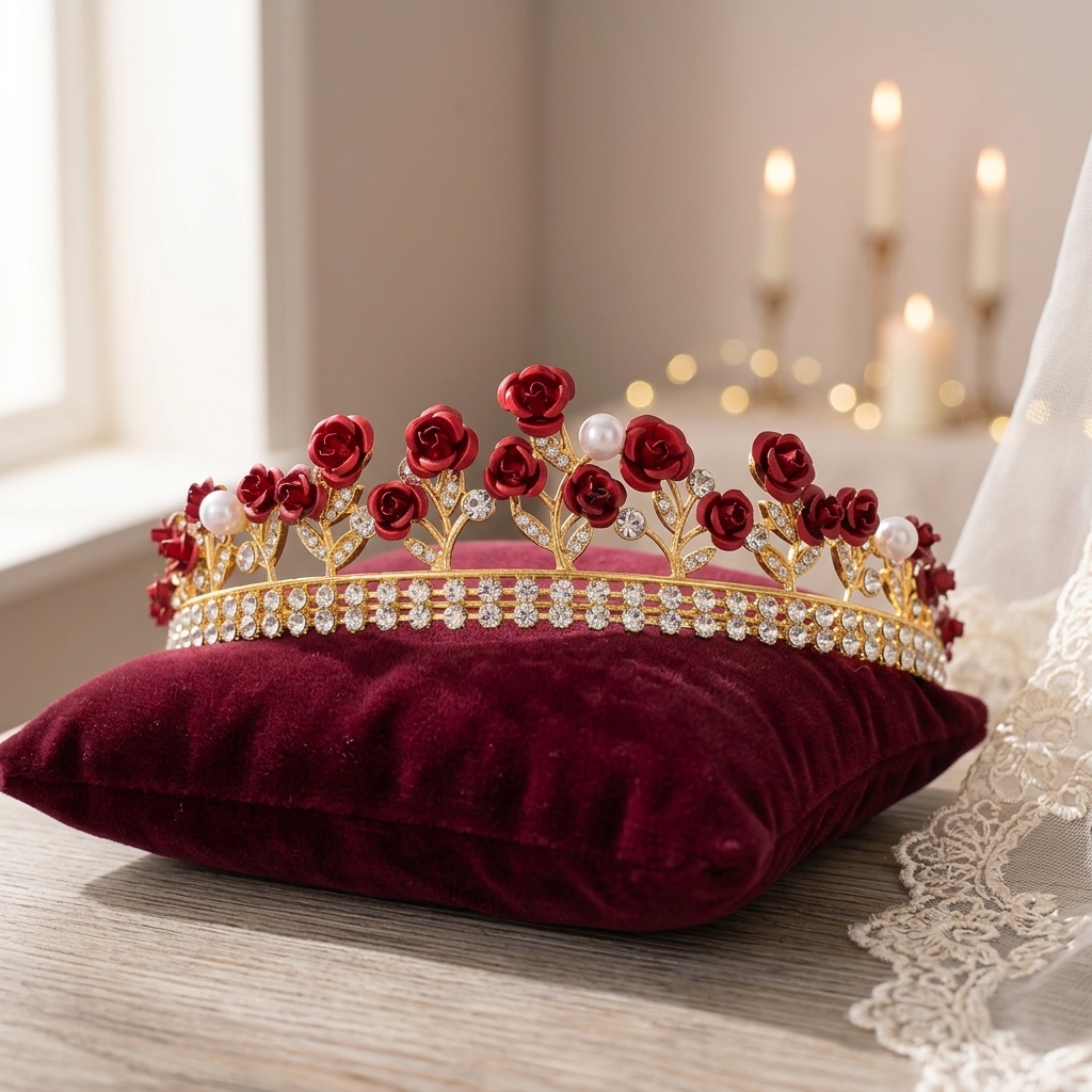 Baroque Ceramic Bridal Crown R - مراجعة Elegant Decor & Lighting Llc وسعره