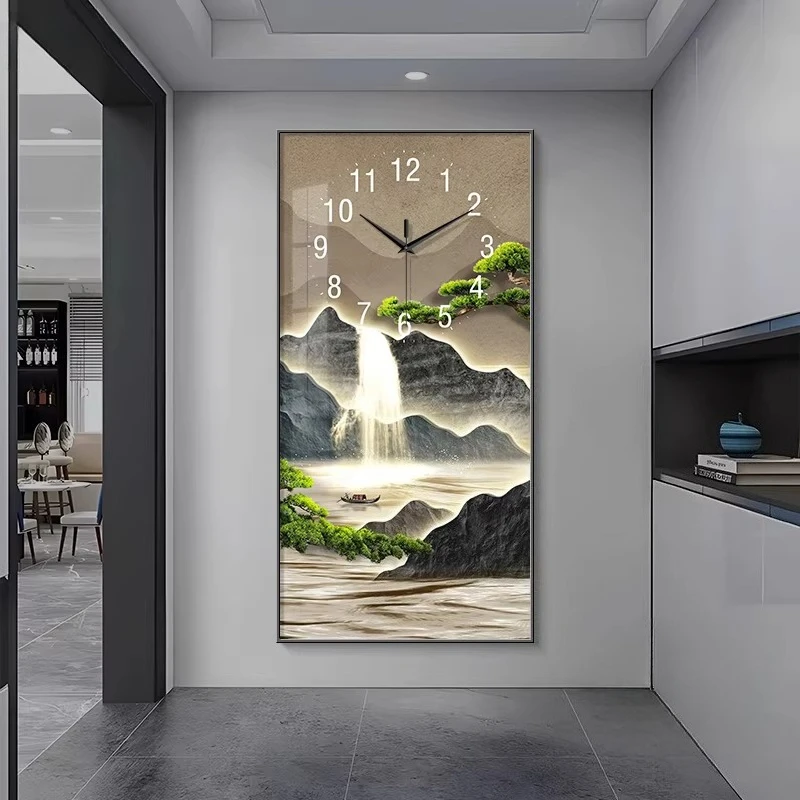 room decoration Wall clock hom - مراجعة Lighting Home Decor Wall Clocks وسعره