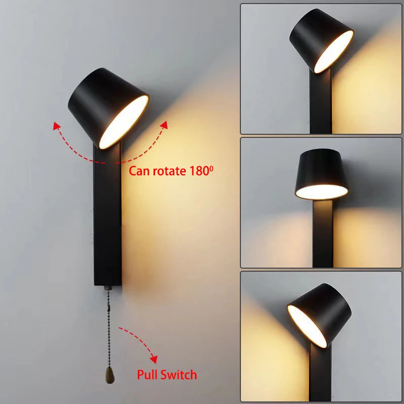 Nordic Wall Lamps with Pull Sw - مراجعة Decor Lighting The Parade وسعره