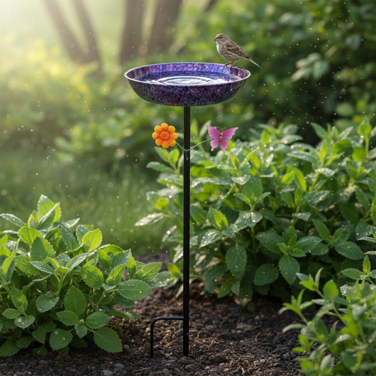 Metal Bird Bath Long-Lasting R - مراجعة Elegant Decor & Lighting Llc وسعره