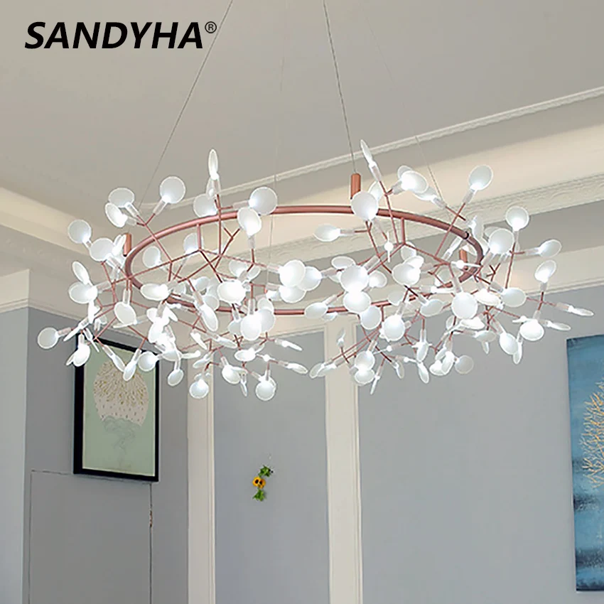 Modern LED Firefly Chandelier  - مراجعة Decor Lighting The Parade وسعره