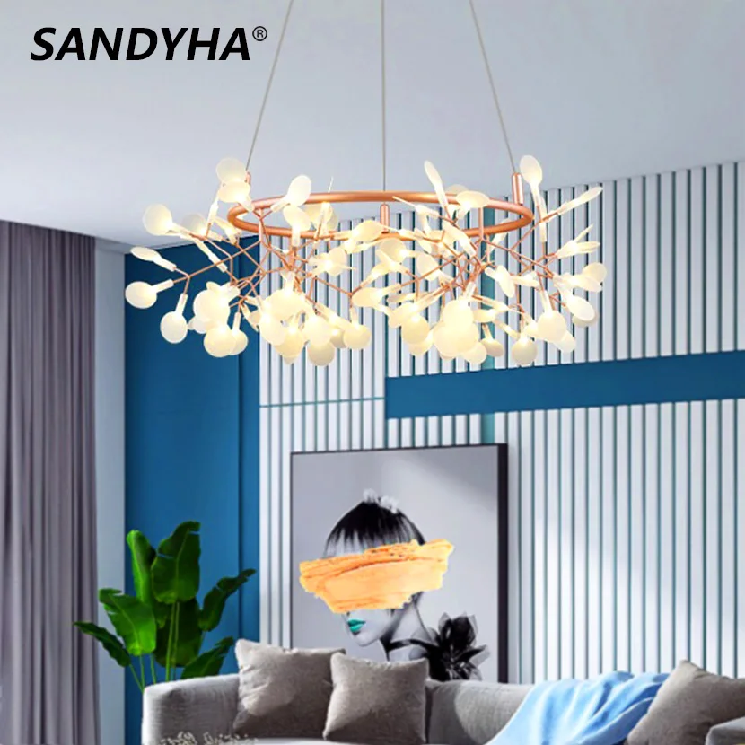 Modern LED Firefly Chandelier  - مراجعة Decor Lighting The Parade وسعره