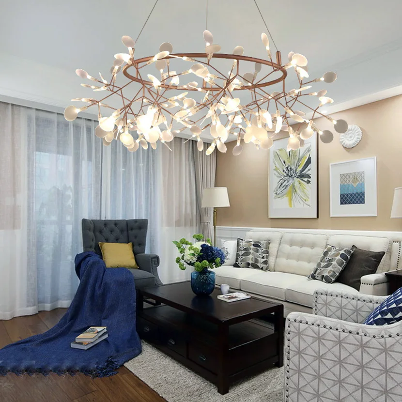 Modern LED Firefly Chandelier  - مراجعة Decor Lighting The Parade وسعره