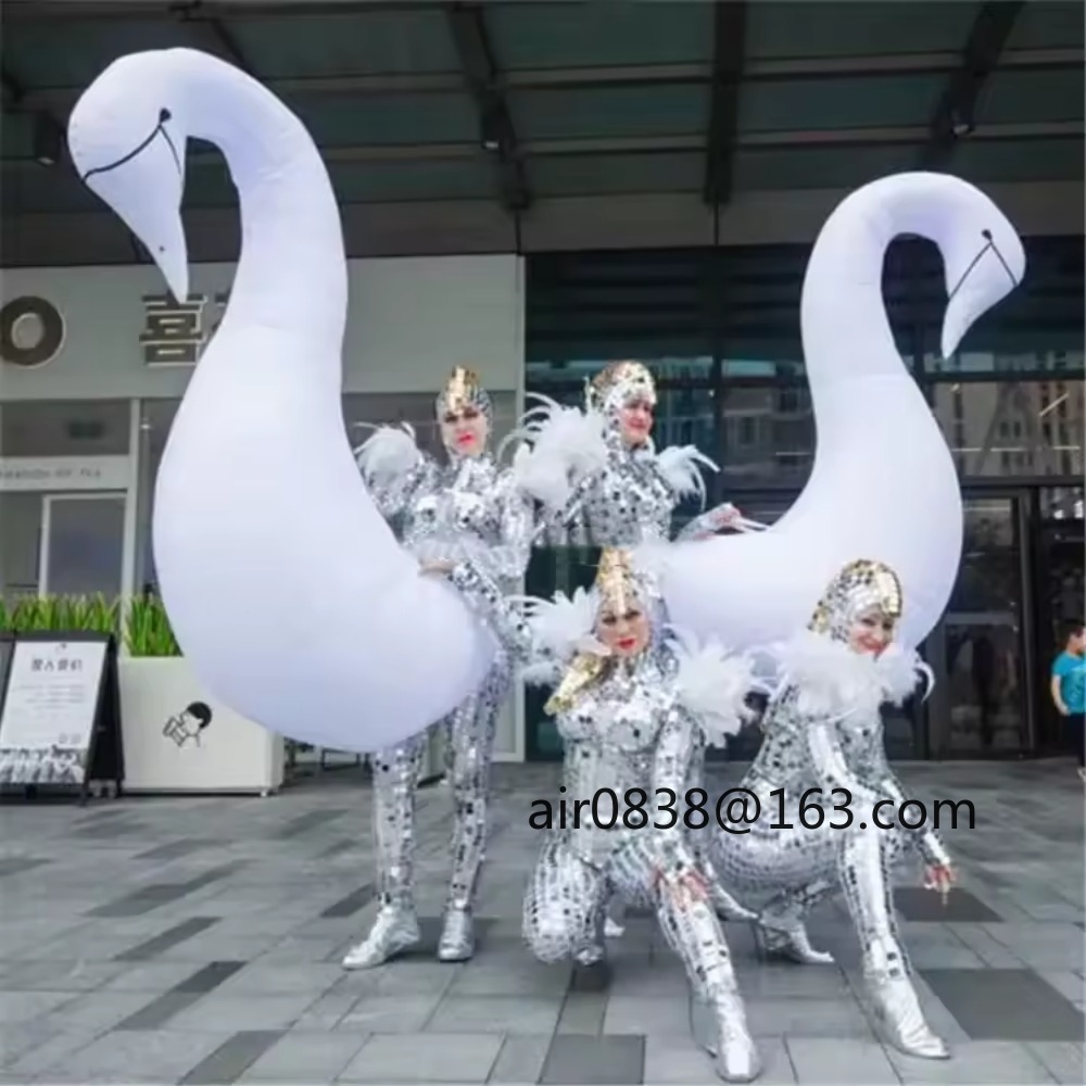 Wearable Inflatable Swan Costu - مراجعة Decor Lighting The Parade وسعره