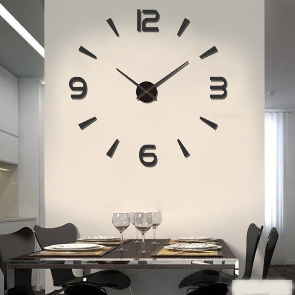 Frameless DIY Wall Clock Acryl - مراجعة Lighting Home Decor Wall Clocks وسعره