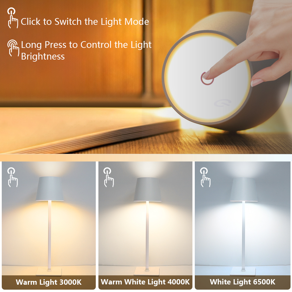 LED Rechargeable Desk Light Wi - مراجعة Decor Lighting Lamps وسعره