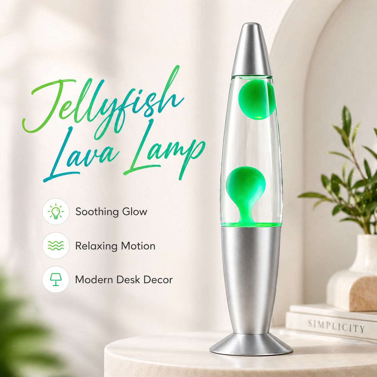 Lava Lamp 25W LED Volcano Nigh - مراجعة Lava Lamp Desktop وسعره