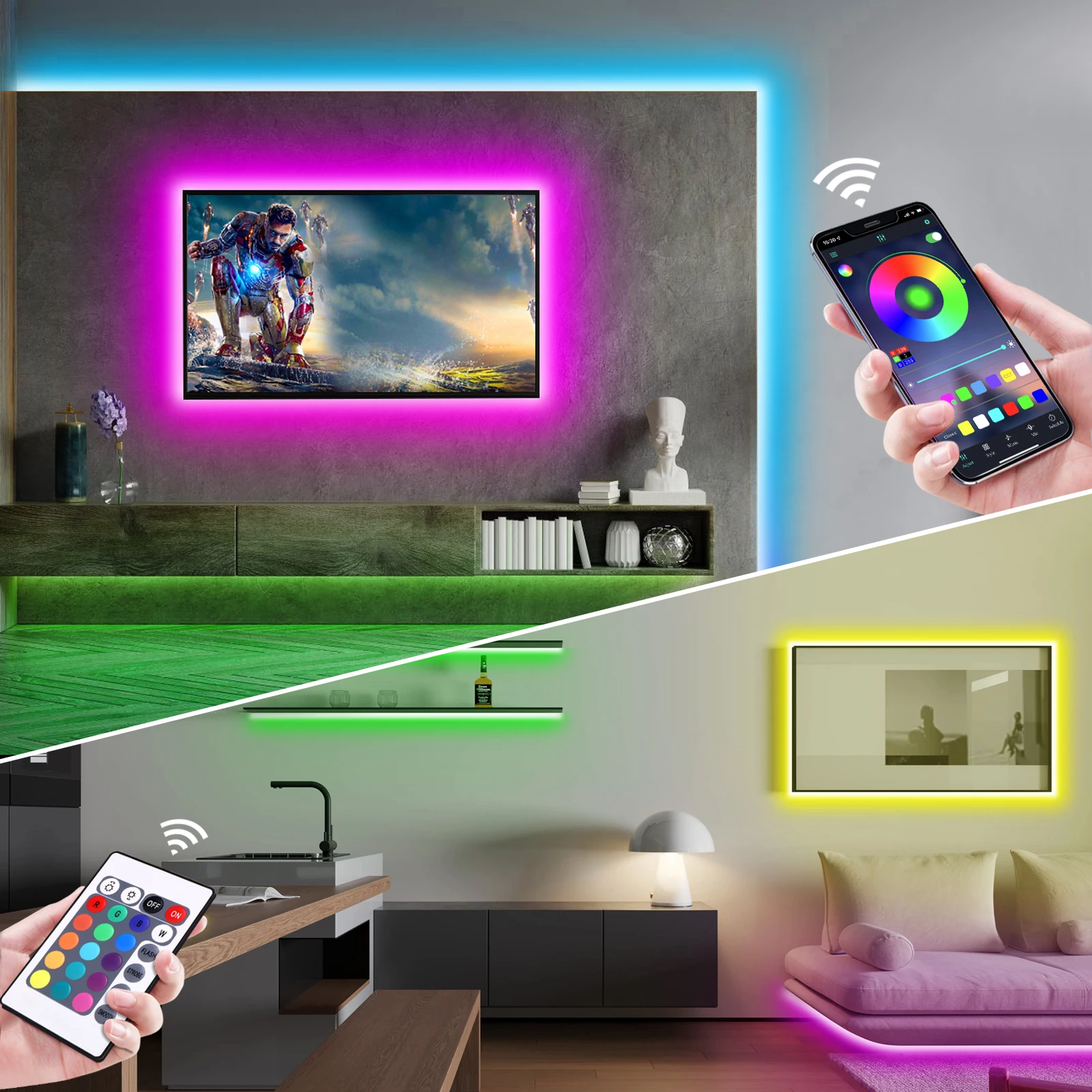 1-5m RGB LED Neon Strip Light  - مراجعة Lighting Decoration For Home وسعره